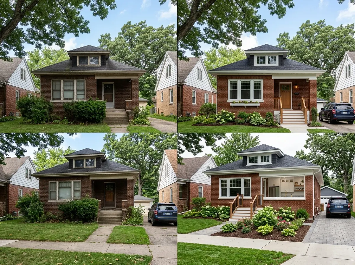 Completed roofing project